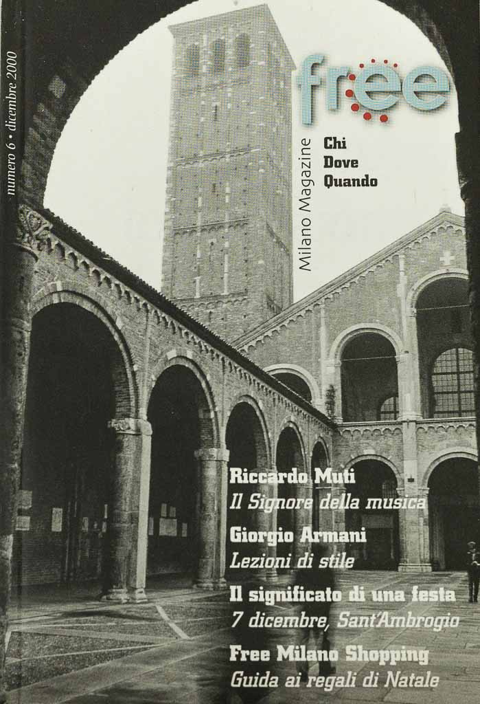 Milano Free Magazine · cover · December · 2000 · mp